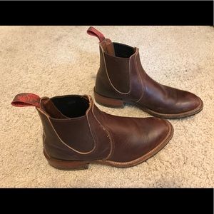 Red Wing Chelsea Rancher leather boots